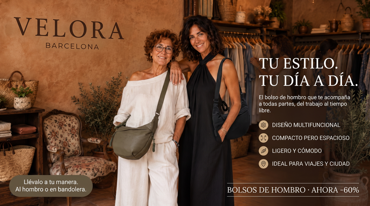 VELORA — Tu estilo. Tu día a día. Bolsos de hombro -60%