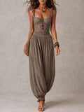Ondina · Conjunto Encaje Top y Pantalón Harem