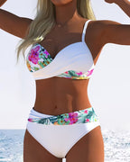 Luna · Bikini Bralette Estampado Contraste