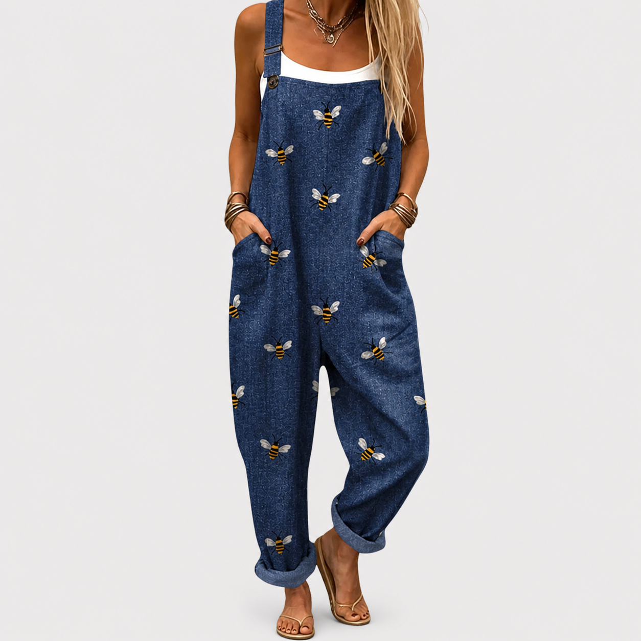 Aurelia · Peto Vaquero Estampado Abejas
