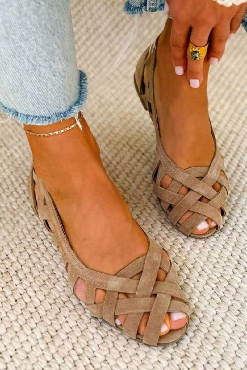 Caterina · Sandalias Trenzadas de Verano