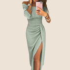 Stella | Vestido Maxi con Escote Halter