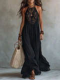 Susana · Vestido Maxi de Noche con Caída Fluida
