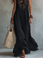 Susana · Vestido Maxi de Noche con Caída Fluida