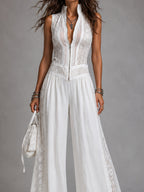 Valentina · Mono Largo de Tencel con Encaje