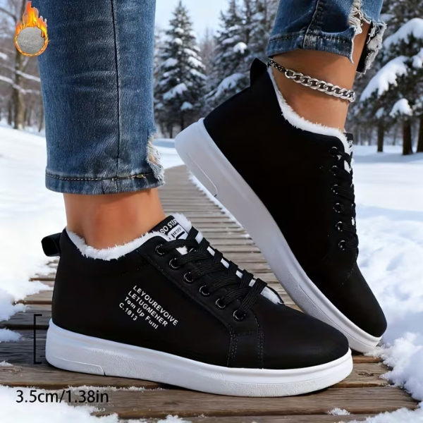 PLUSHPRINT  | Zapatillas térmicas casual de mujer