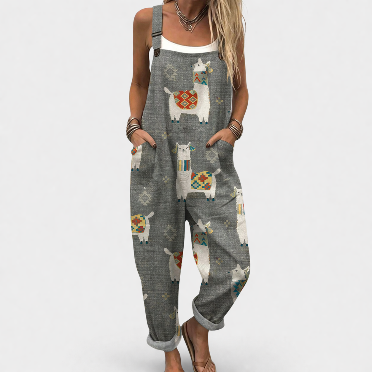 Ramona · Peto Estampado Alpacas