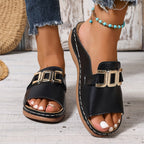 Mariya · Sandalias de Confort con Cuña