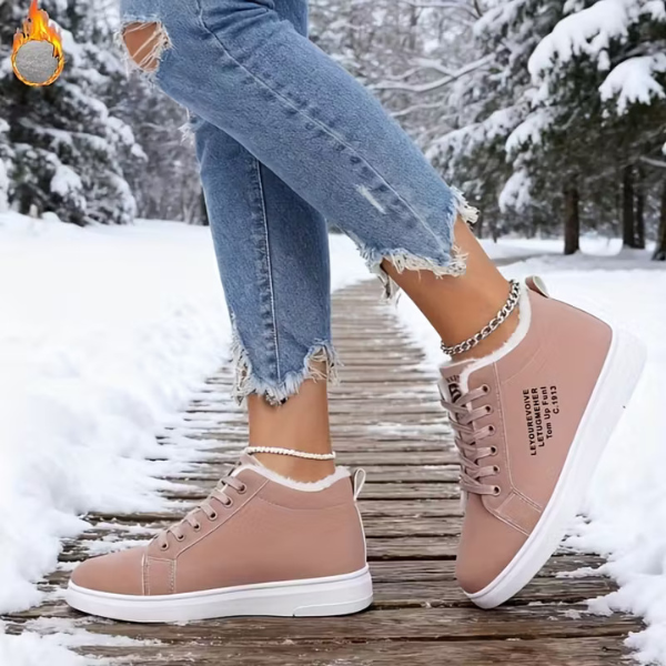 PLUSHPRINT  | Zapatillas térmicas casual de mujer