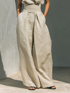 Conjunto Minimalista de Algodón y Lino