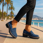 Nadia | Mocasines de ante elegantes