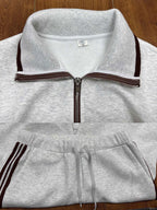 Marietta – Conjunto de blusa y pantalón de pierna ancha