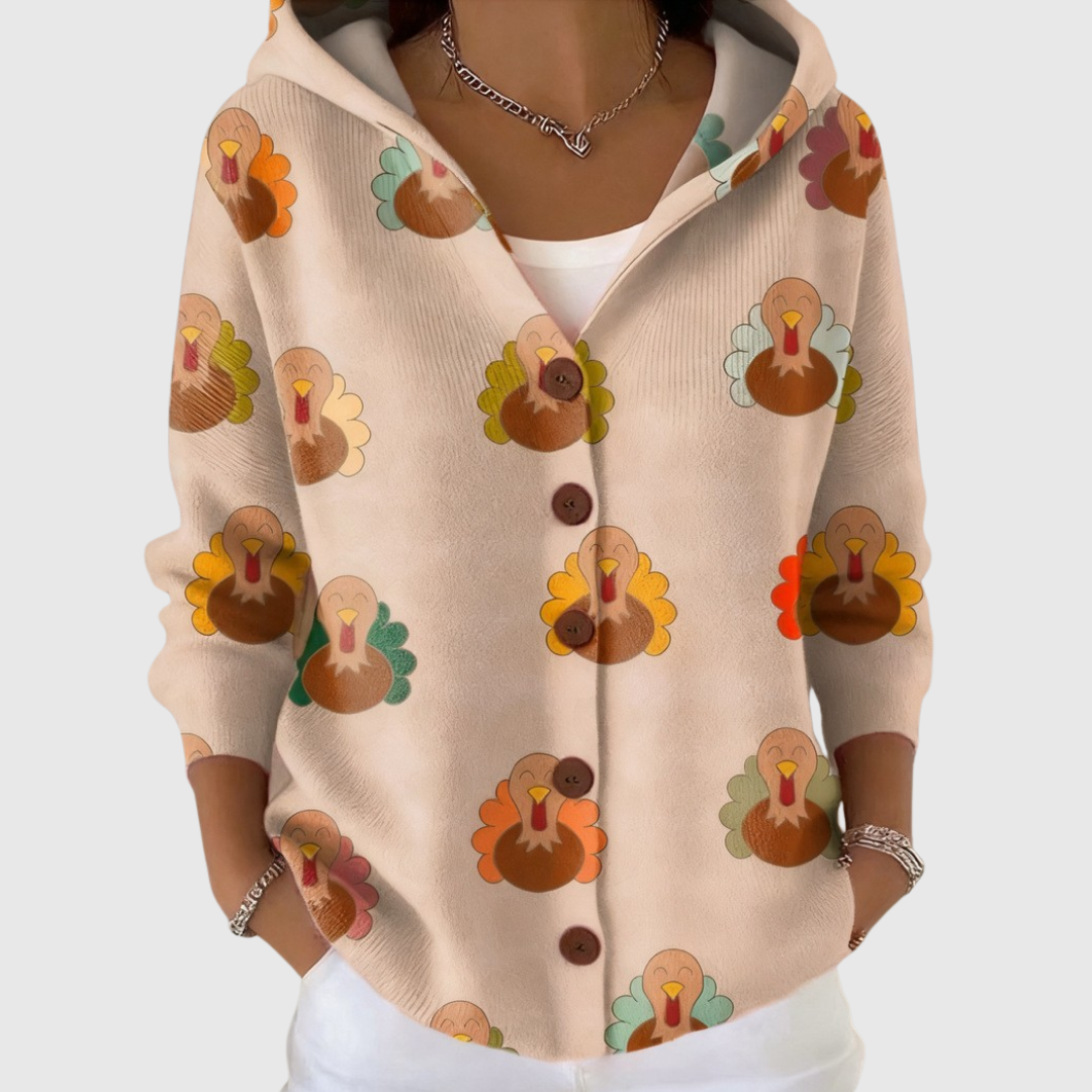 Pierina · Chaqueta de Punto con Capucha