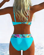 Luna · Bikini Bralette Estampado Contraste