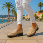 Nadia | Mocasines de ante elegantes