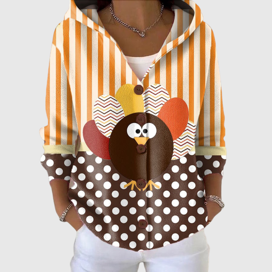 Fermina · Chaqueta de Punto con Capucha