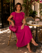 Remedios · Vestido Plisado Clásico