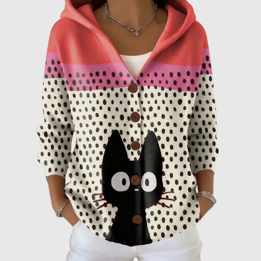 Loreta · Chaqueta de Punto con Capucha