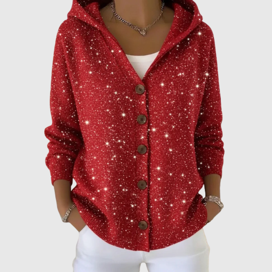 Enriqueta · Chaqueta de Punto con Capucha