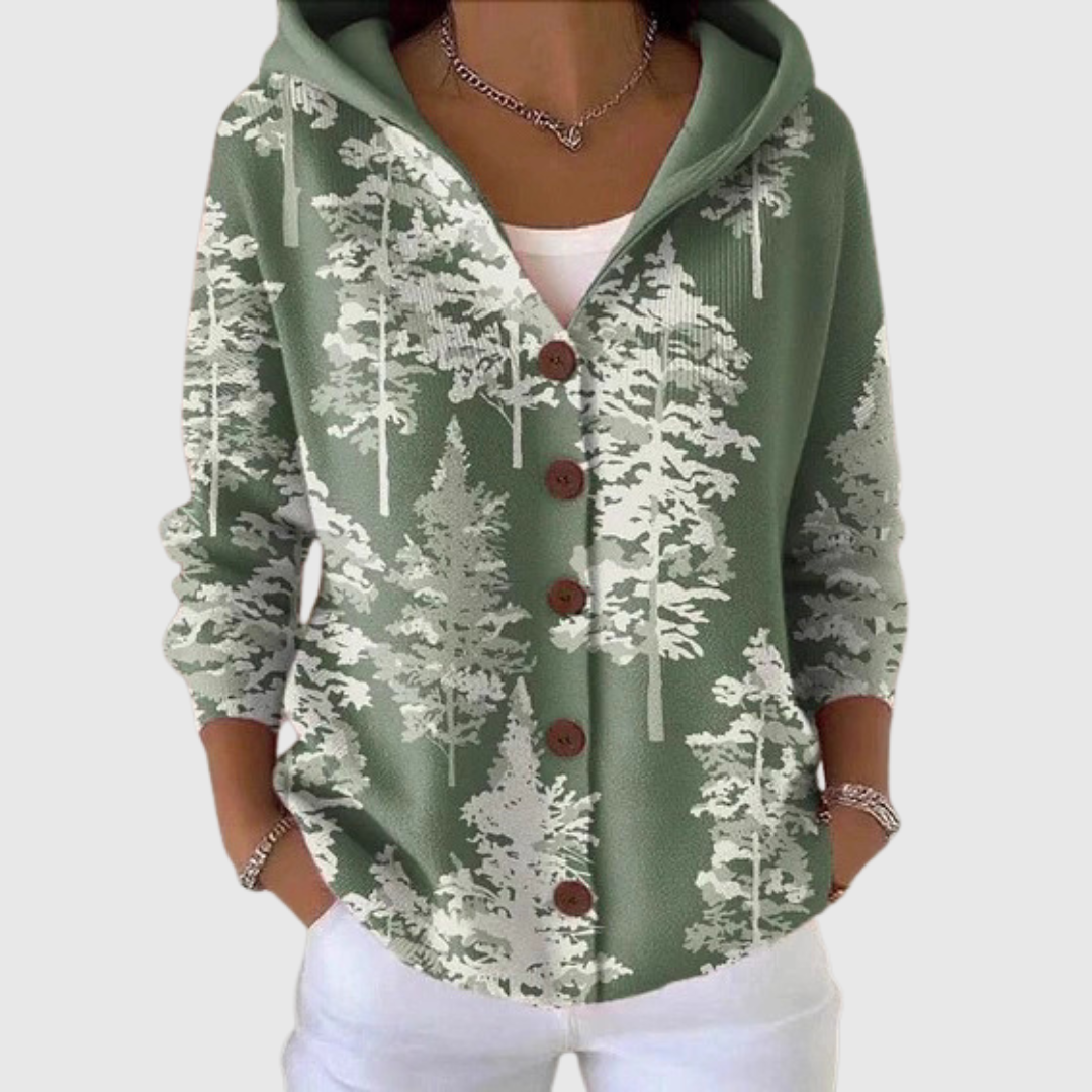Leocadia · Chaqueta de Punto con Capucha