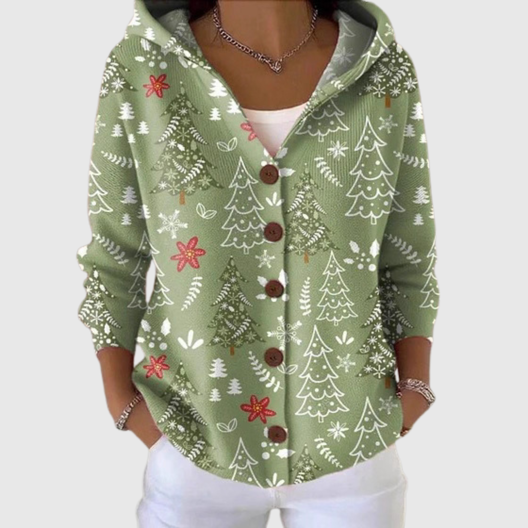 Filomena · Chaqueta de Punto con Capucha
