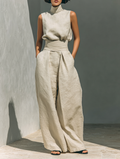 Conjunto Minimalista de Algodón y Lino
