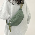 Coral · Bolso de Hombro de Pana