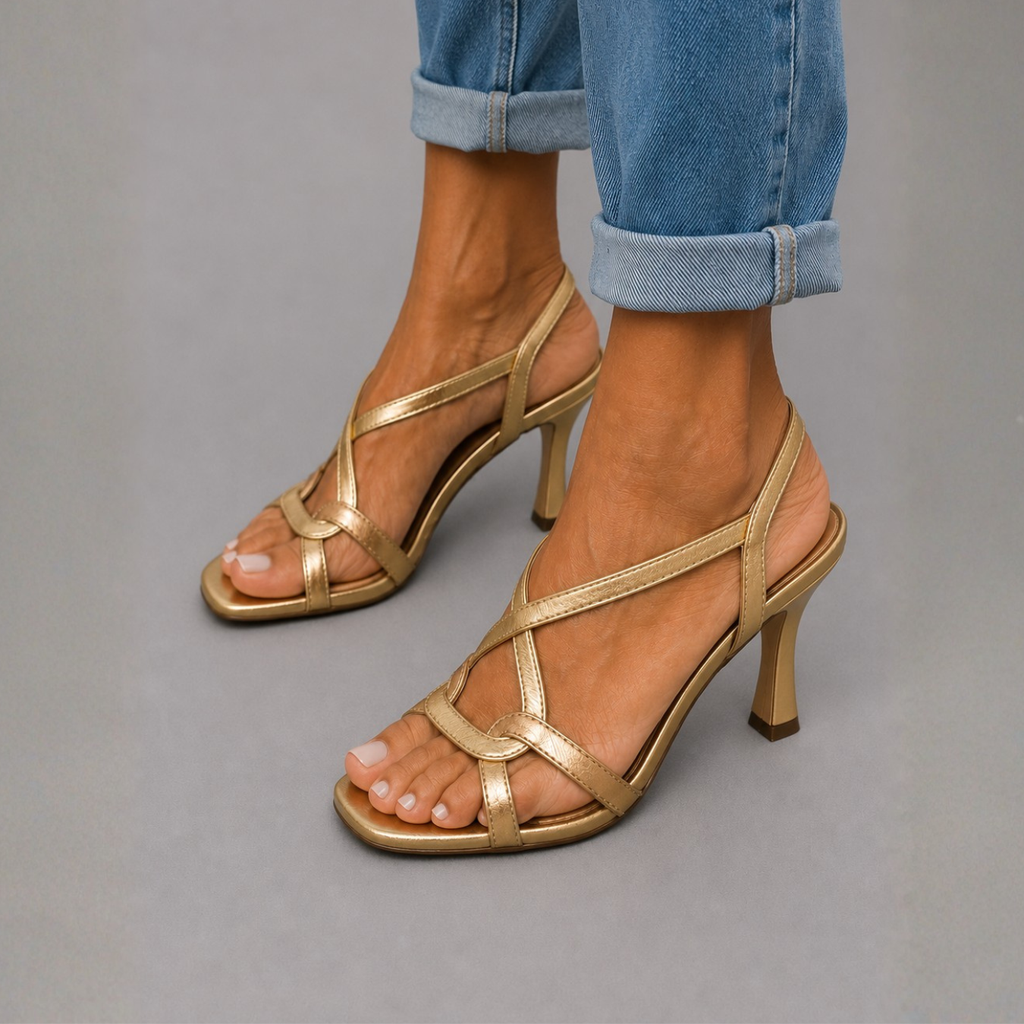 Soleil · Sandalias Doradas de Verano
