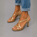 Soleil · Sandalias Doradas de Verano