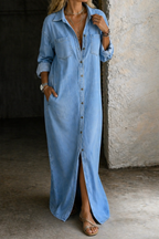 Delana · Vestido Casual con Botones