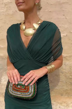 Louise | Vestido maxi elegante de fiesta con escote en V