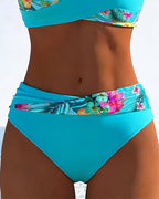 Luna · Bikini Bralette Estampado Contraste