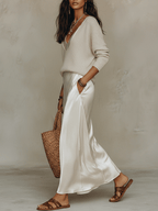 Amparo · Conjunto Midi de Punto y Satén