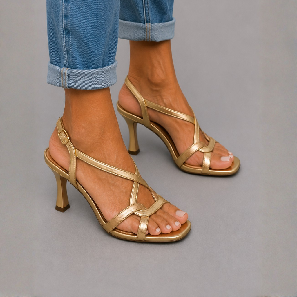 Soleil · Sandalias Doradas de Verano