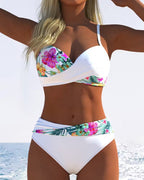 Luna · Bikini Bralette Estampado Contraste