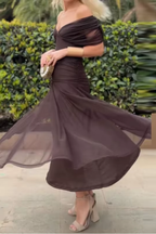 Louise | Vestido maxi elegante de fiesta con escote en V