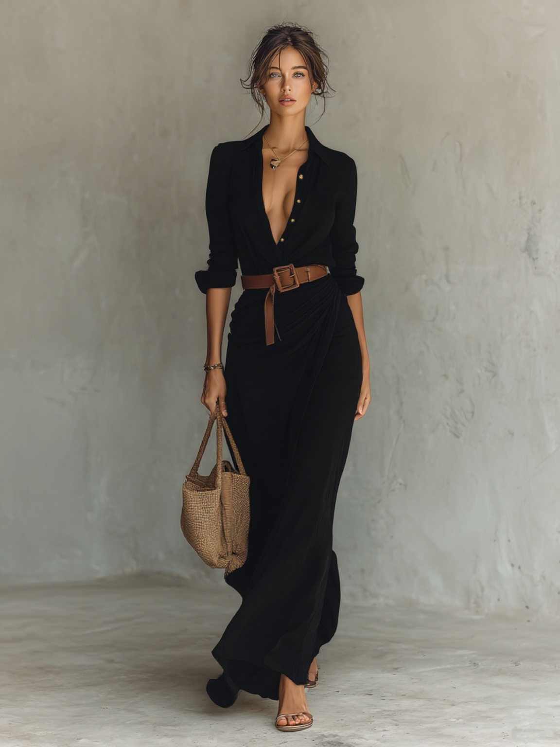Esperanza · Vestido Largo Casual