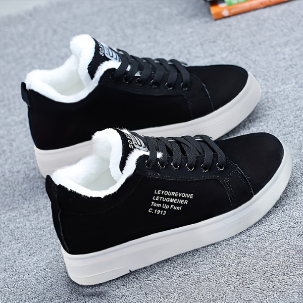 PLUSHPRINT  | Zapatillas térmicas casual de mujer