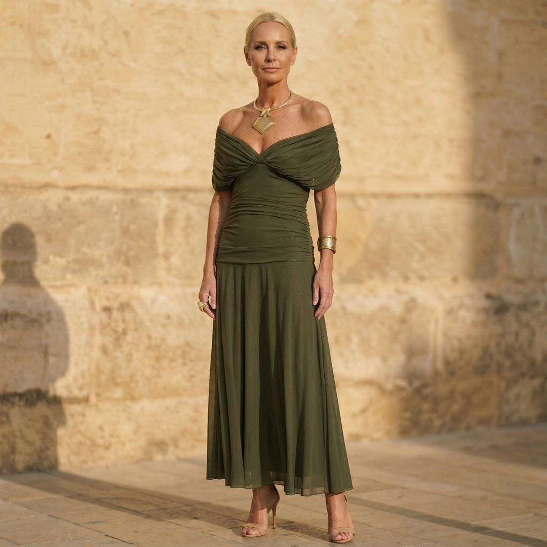 Jade | Vestido Elegante Verde Oliva