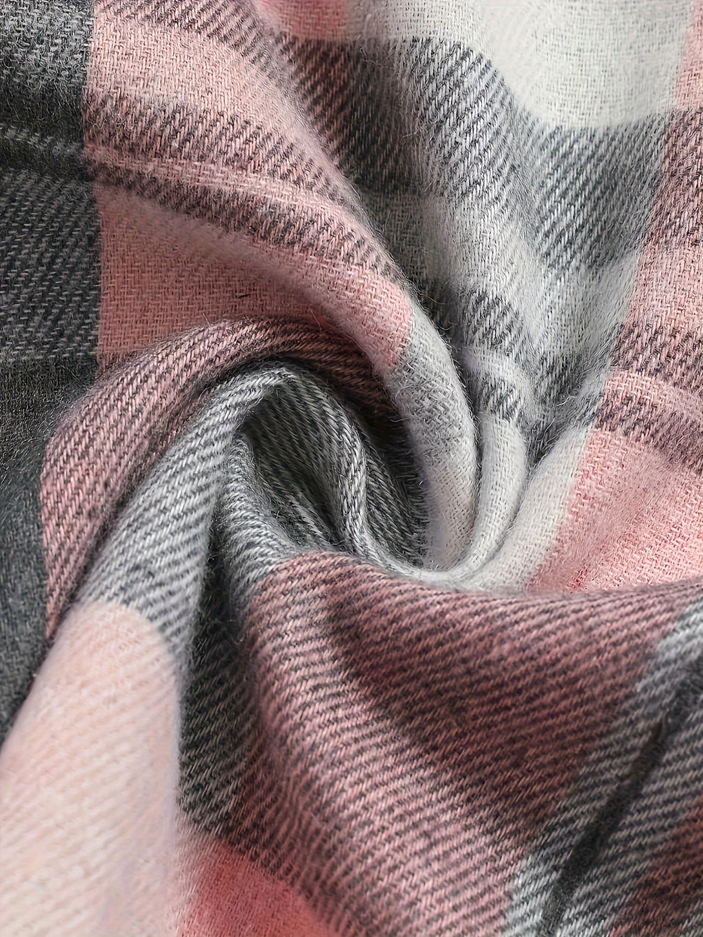 Mónica · Sobrecamisa de Cuadros de Manga Larga