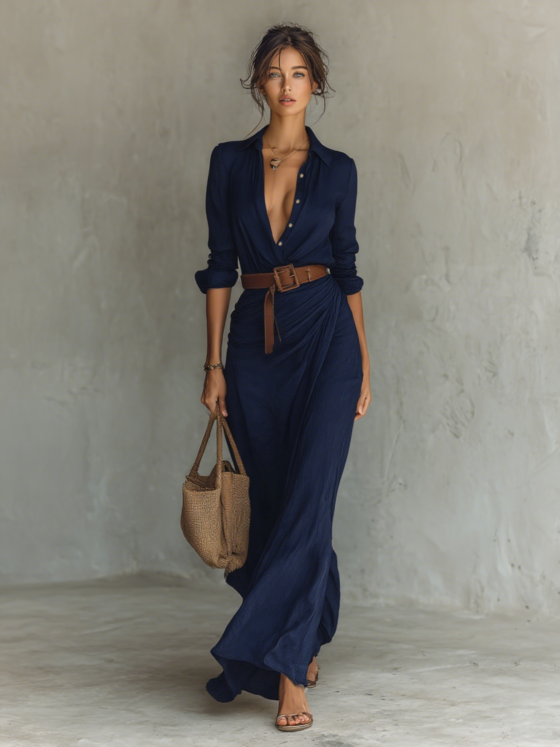 Esperanza · Vestido Largo Casual