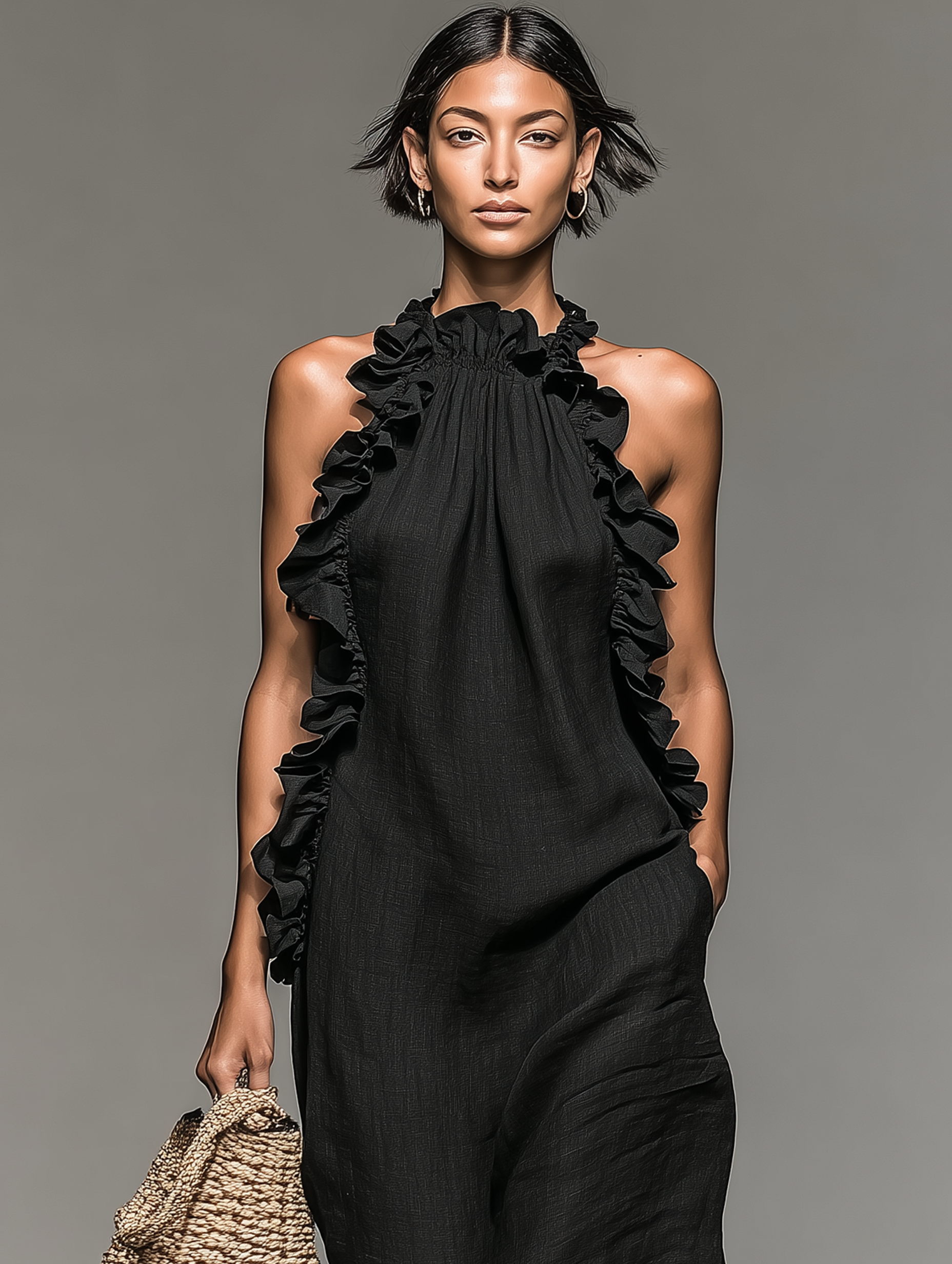 Lora · Vestido Maxi con Bolsillos