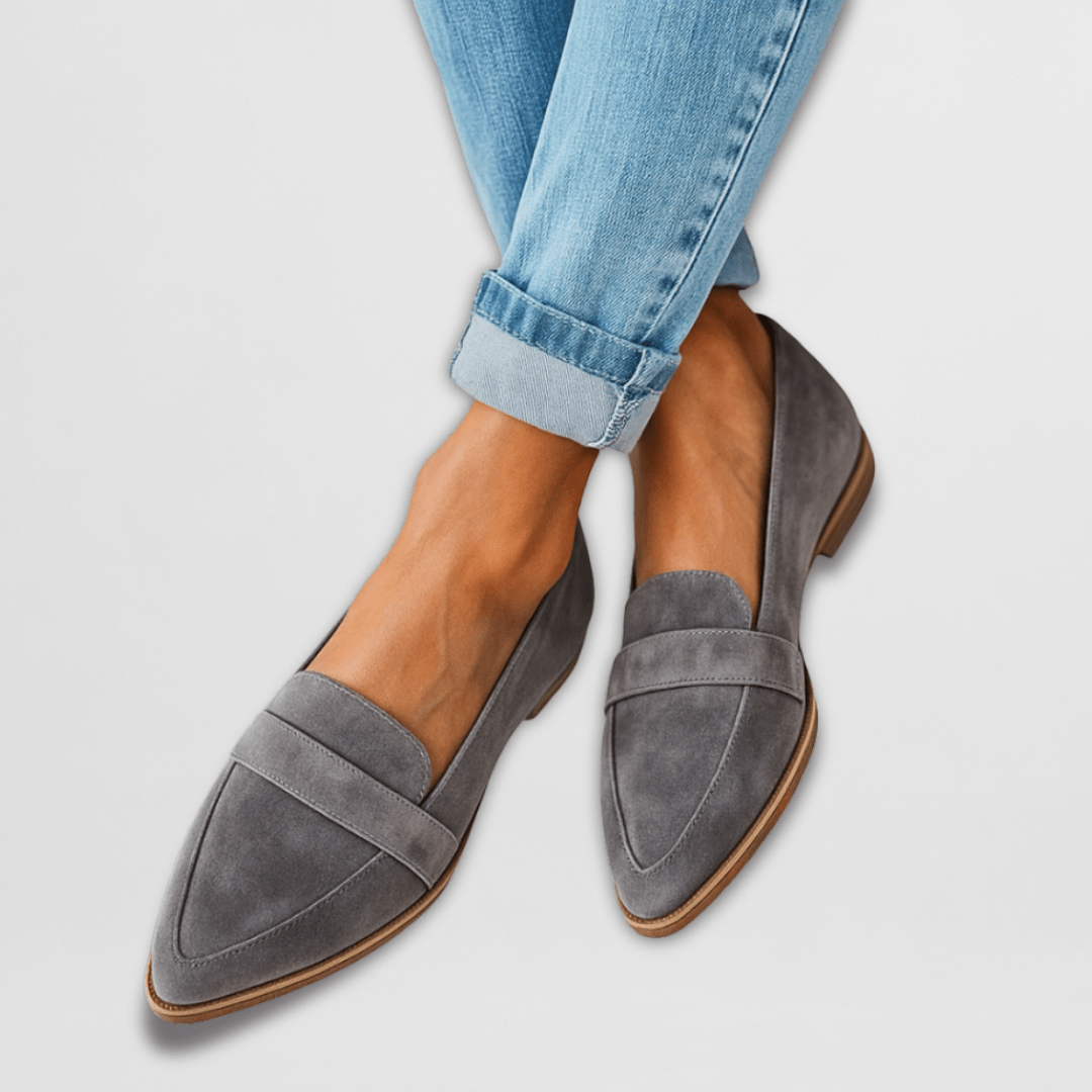 Helen | Pantuflas ortopédicas de ante suave