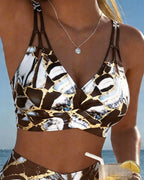 Valeria · Bikini de Tirantes con Detalle Calado