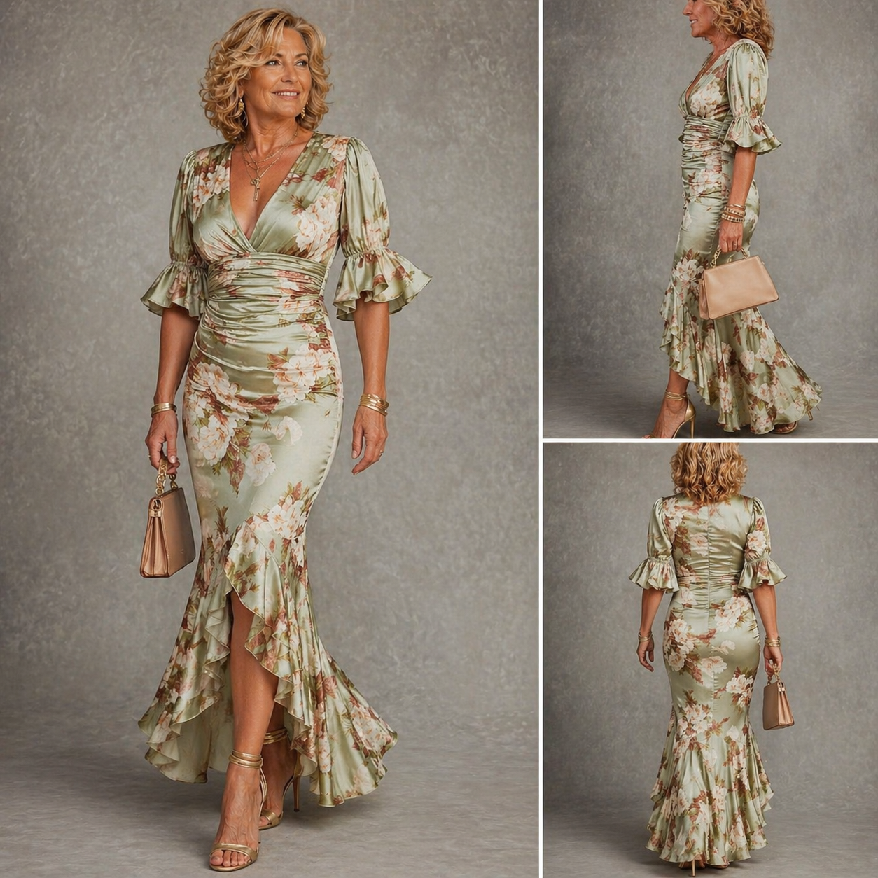 Kassy™ | Vestido Maxi Floral con Volantes
