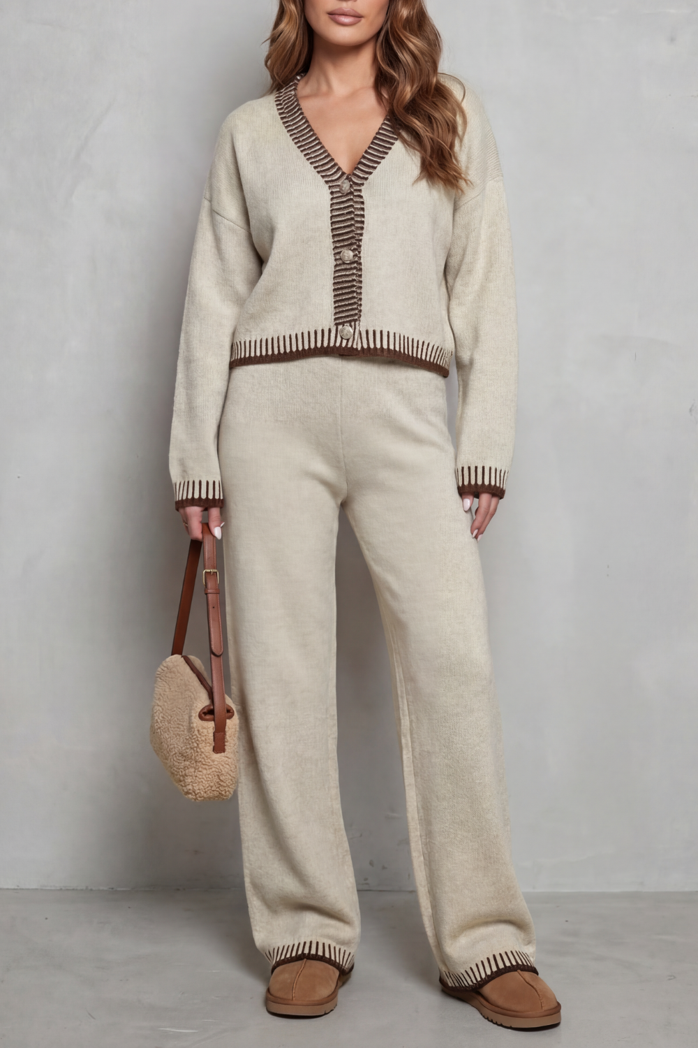Cerivelle Conjunto de punto cómodo y elegante