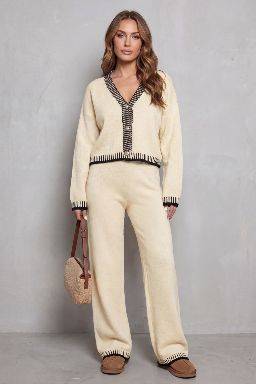 Cerivelle Conjunto de punto cómodo y elegante