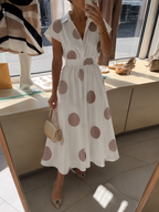 Luna · Vestido Maxi Lunares Escote V