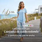 Conjunto Multicapa Cuello Redondo