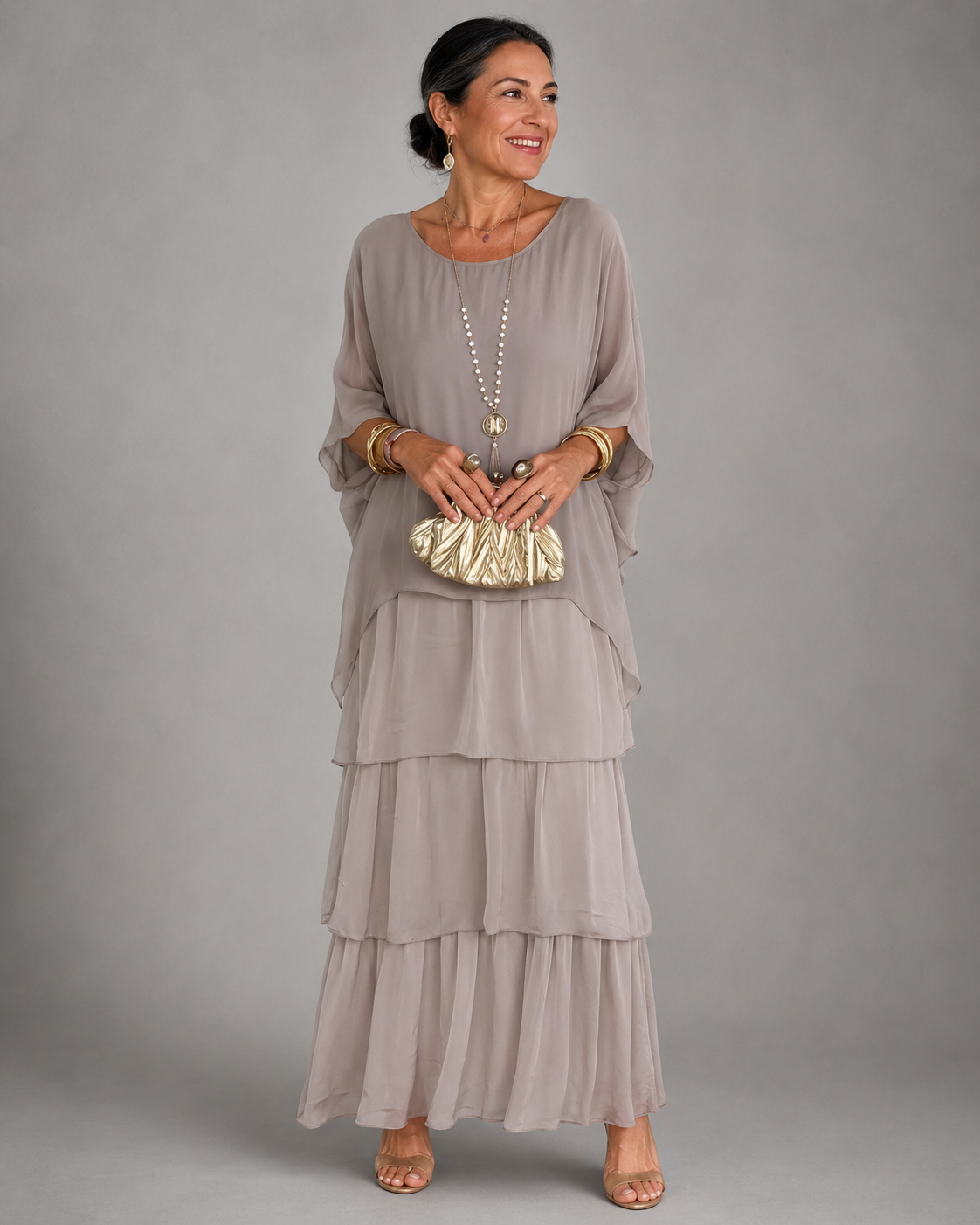 Azucena · Vestido Maxi Fluido Elegante